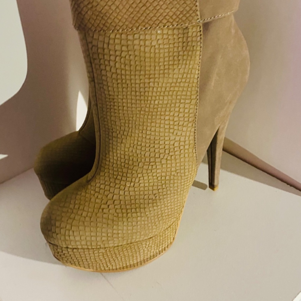 Beige Booties - Picture 3 of 4